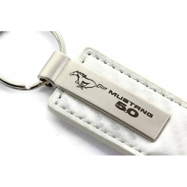 Ford Mustang 50 Years Real Carbon Fiber Key Organizer Holder Key Chain
